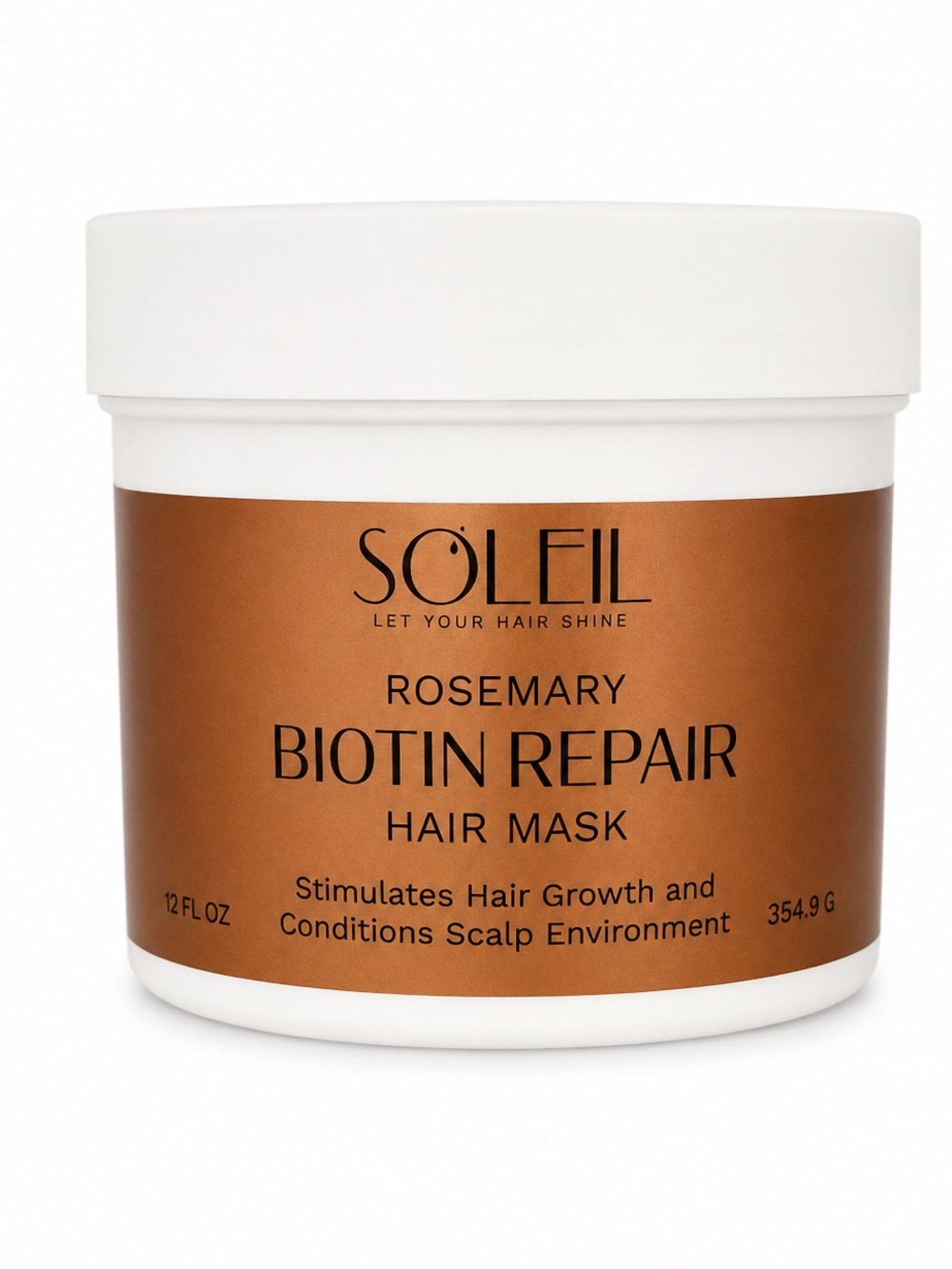 Soleil Rosemary Biotin Repair Hair Mask 12 oz